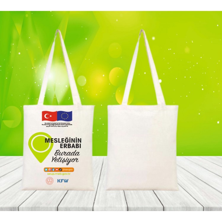 ham bez çanta kurumlara özel baskılı 