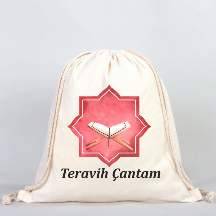 Baskılı Teravih Sırt Çantası