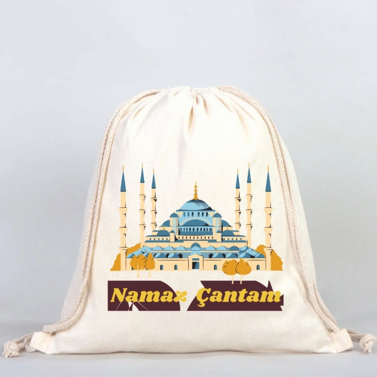 Namaz Çantam baskılı sırt çantası ankara
