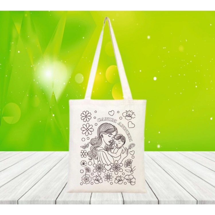 Anneler Günü Hediye Bez Çanta model 10