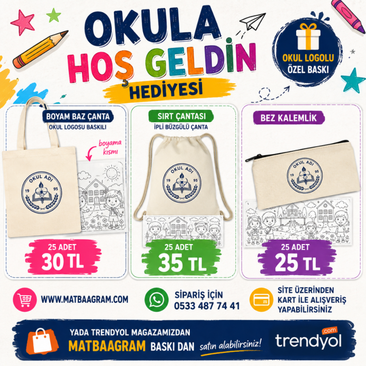 Okulda İlk günüm hediyesi Okulda İlk günüm hediyesi