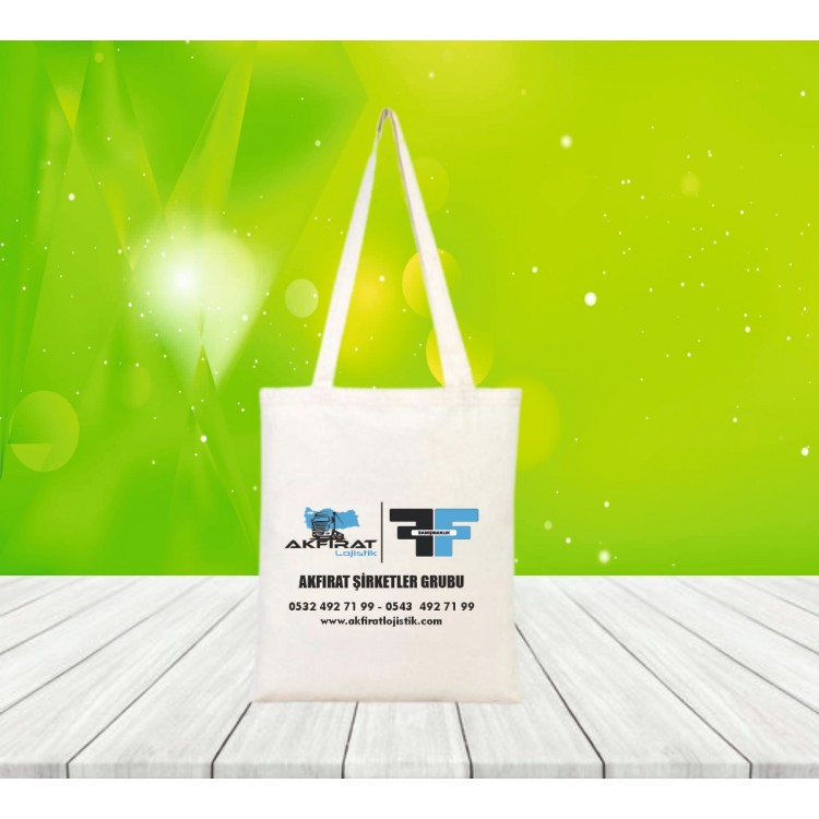Baskılı bez çanta