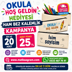 Okula hoşgeldin hediyesi  Bez Kalemlik
