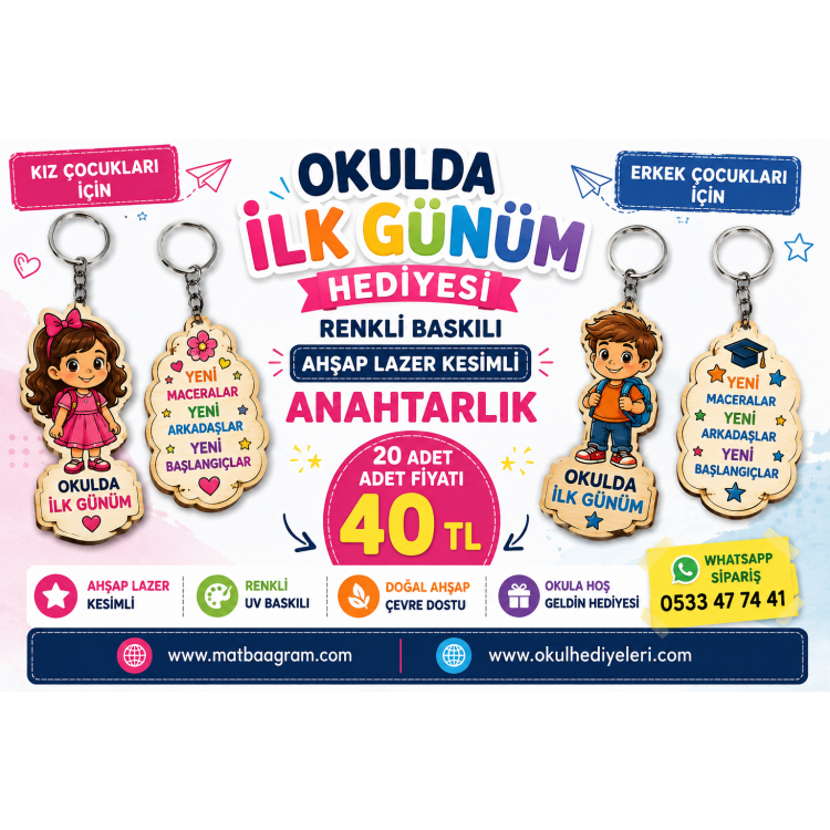 Okulda İlk günüm hediyesi Okulda İlk günüm hediyesi