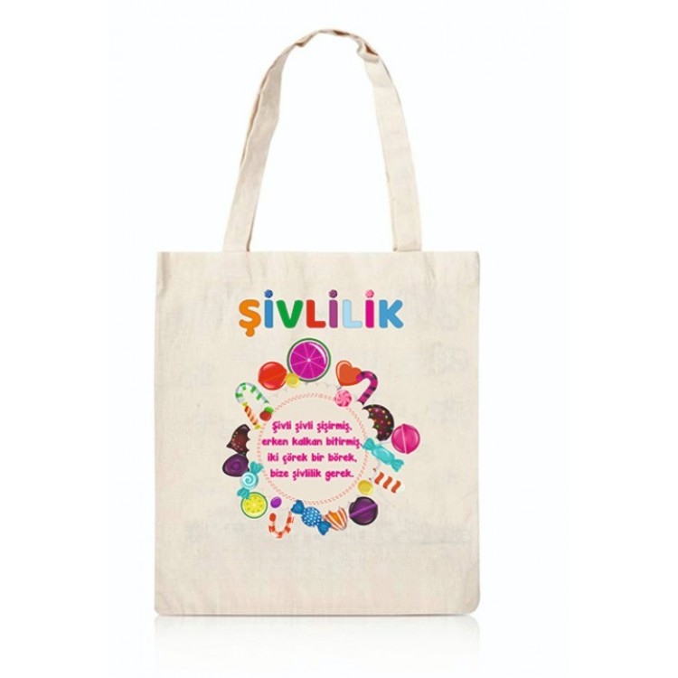 Şivlilik Şenliğine uygun ham bez çanta Şivlilik Şenliğine uygun ham bez çanta