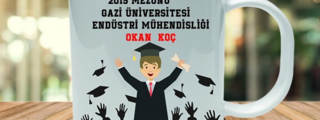 Mezuniyet hatırası resim baskılı kupa bardaklar Mezuniyet hatırası resim baskılı kupa bardaklar