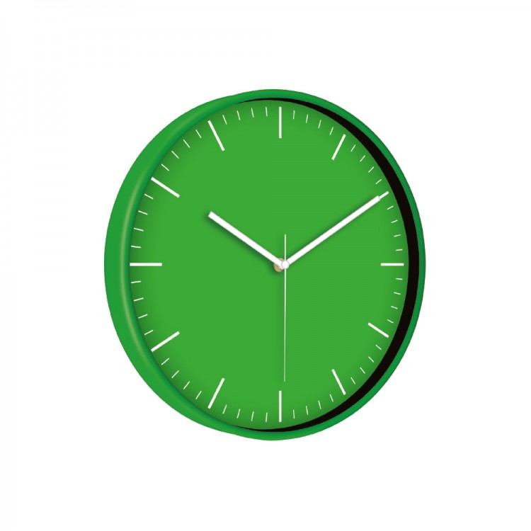 TARVOS187 YEŞİL PLASTİK KASA DUVAR SAATİ (330 MM)