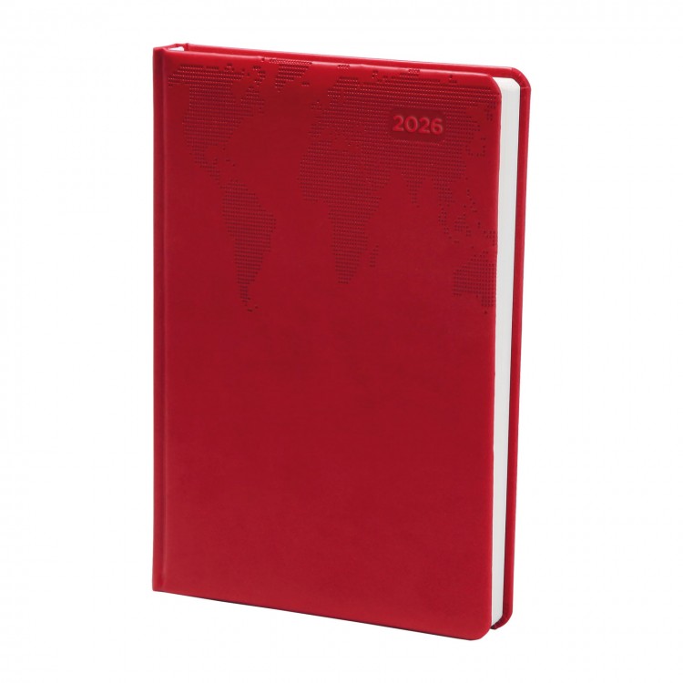 KOCATEPE KIRMIZI TARİHLİ AJANDA (17X24 CM)