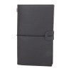 KUĞULU SİYAH TARİHSİZ DEFTER (11,5X20 CM)