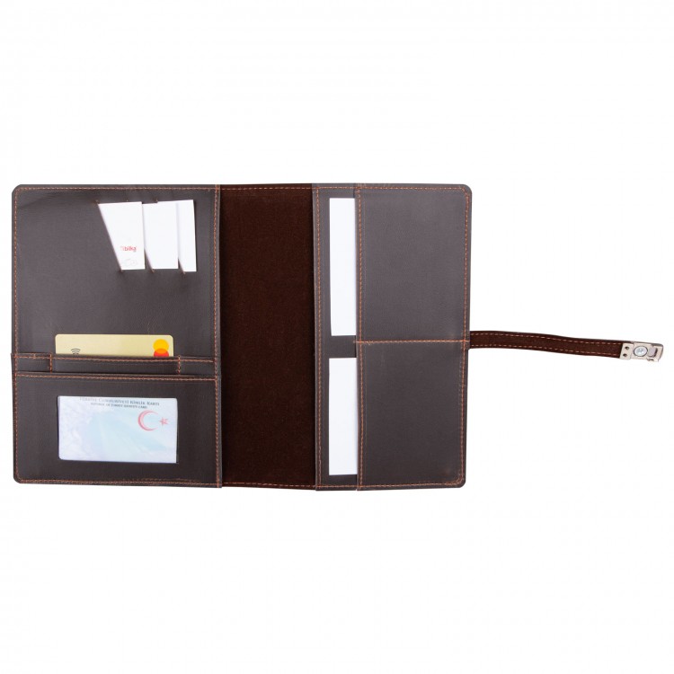 AHLATLIBEL KAHVERENGİ ORGANİZER KILIF (16x23 CM)