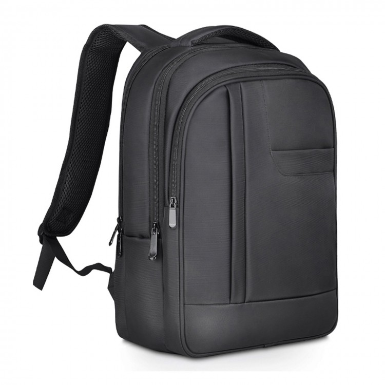 SERÜVEN SİYAH LAPTOP BÖLMELİ SIRT ÇANTASI