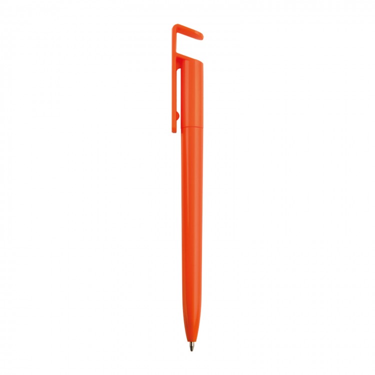 SEYHAN TURUNCU TELEFON TUTUCULU PLASTİK TÜKENMEZ KALEM