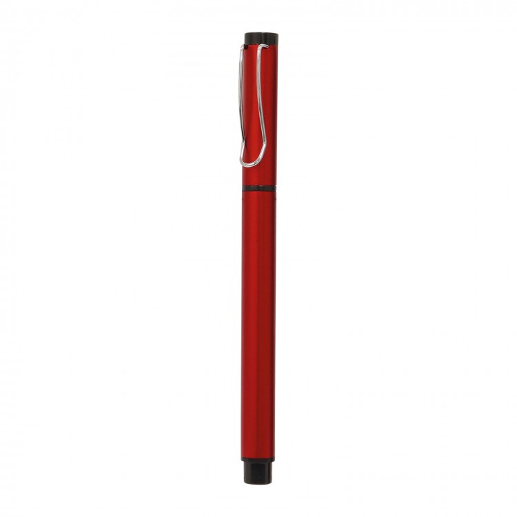 YAPRAKLI KIRMIZI ROLLER KALEM