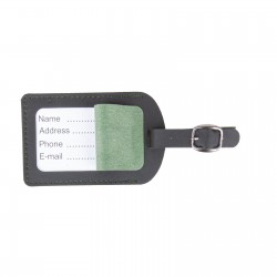 BAGAJ ETİKETİ YEŞİL DERİ