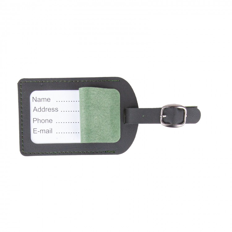 BAGAJ ETİKETİ YEŞİL DERİ