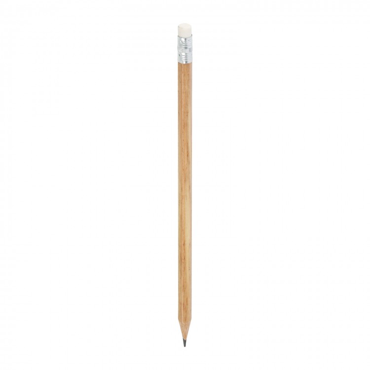 OLUR KÖŞELİ SİLGİLİ NATUREL KURŞUN KALEM