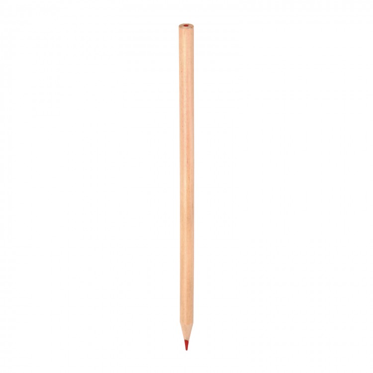 OLUR YUVARLAK KIRMIZI NATUREL KURŞUN KALEM