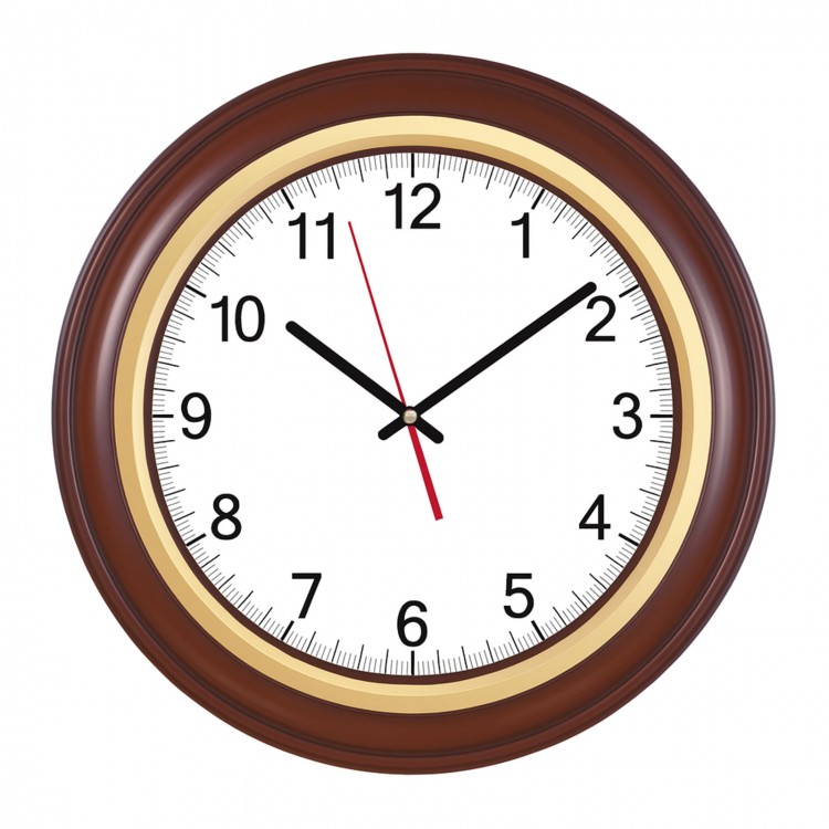 BENDİS509 SİYAH-ALTIN AHŞAP BRİSTOL KADRAN DUVAR SAATİ (400 MM)