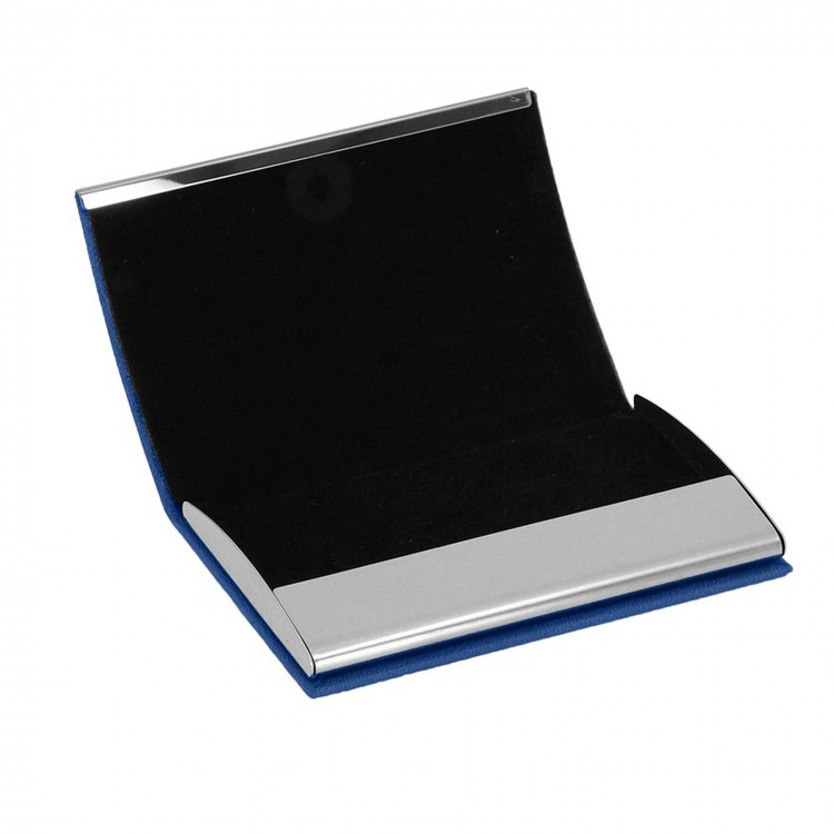 NAZENDE LACİVERT DERİ KARTVİZİTLİK