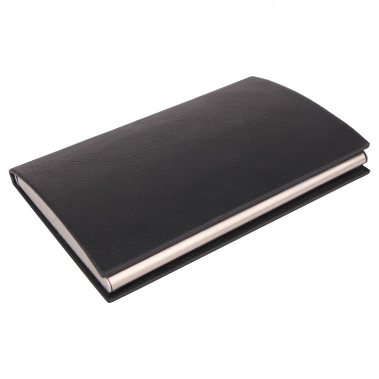 RAYİHA SİYAH DERİ KARTVİZİTLİK