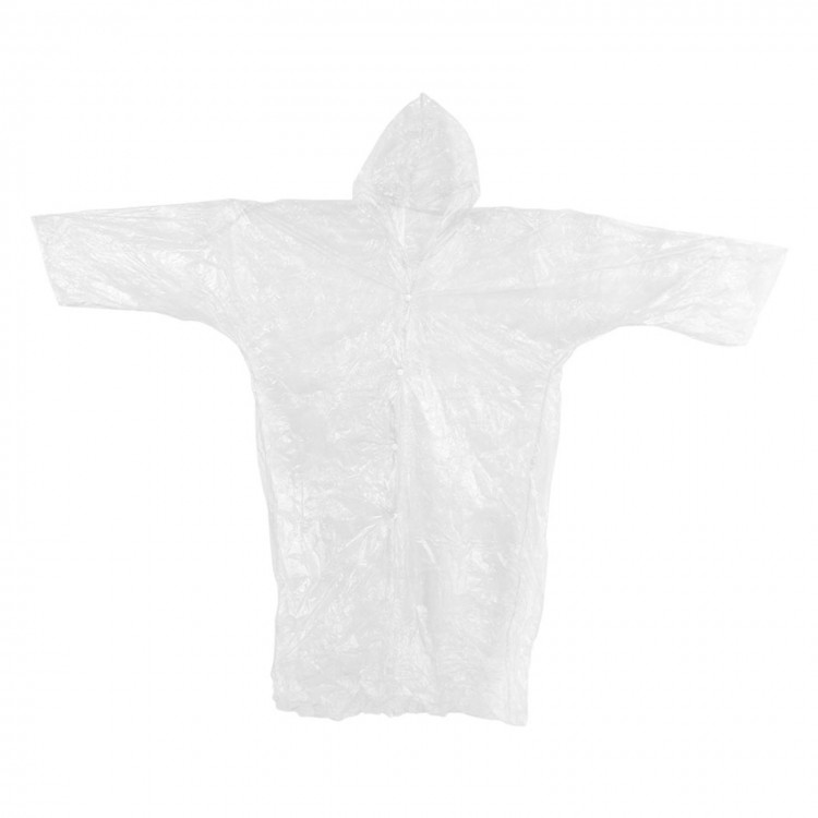 TEK KULLANIMLIK  ŞEFFAF XL YAĞMURLUK