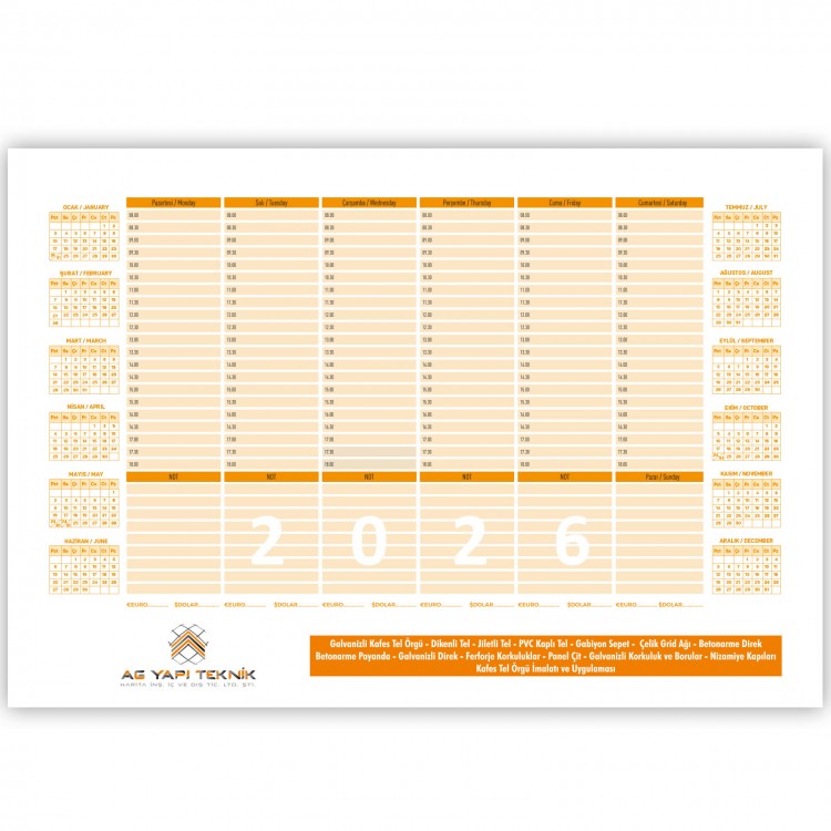 ALA-08 TAKVİMLİ TARİHSİZ TUTKALLI SÜMEN