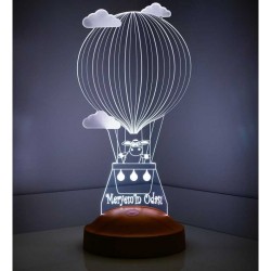 Sevgiliye 3-D Led Lamba Kişiye özel baskılı