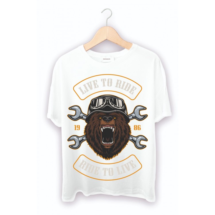 Ayı baskılı tişört Ayı baskılı tişört