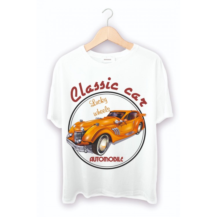 Kişiye özel Baskılı Tişört - Klasik Araba Serisi