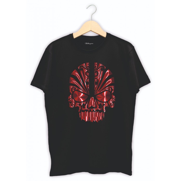 Kişiye özel Yaldız Baskılı Siyah Tişört