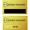 metal yaka kartı - Personel Yaka İsimlikleri