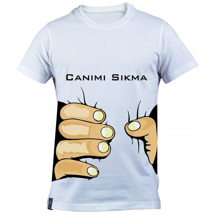 Espirili Tshirt Baskı Canımı sıkma t shirtleri