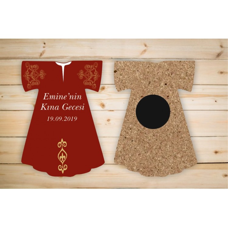 Kaftan Şeklinde Kına Magnetleri