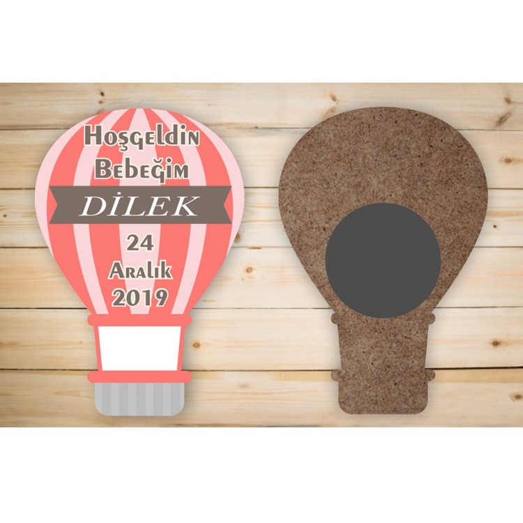Uçan Balon Hoşgeldin Bebek Magnetleri