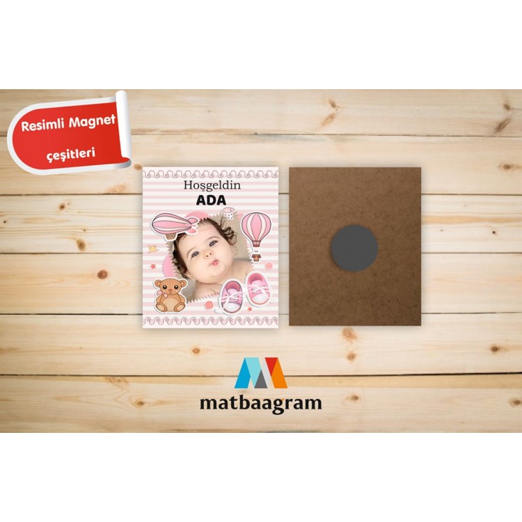 İyi ki Geldin Bebeğim Bebek Magneti