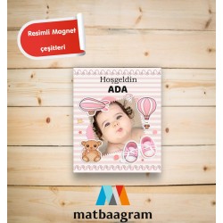 İyi ki Geldin Bebeğim Bebek Magneti