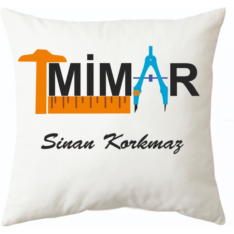 Mimarlara Özel Hediye Yastık Baskı