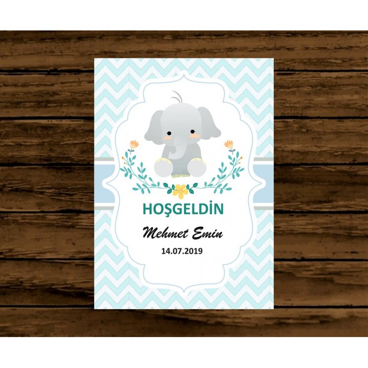 Hoşgeldin Bebeğim Ahşap Resimli Magnetler Hoşgeldin Bebeğim Ahşap Resimli Magnetler