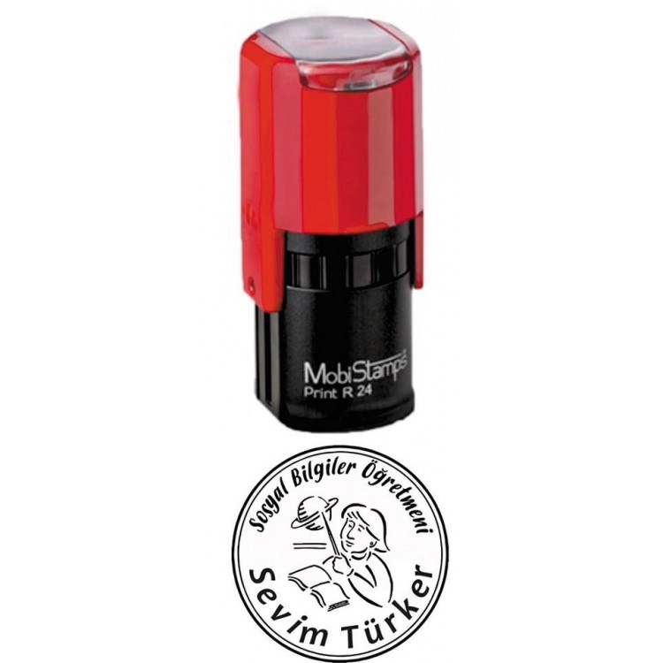 Sosyal Bilgiler Öğretmenine Özel Kaşe