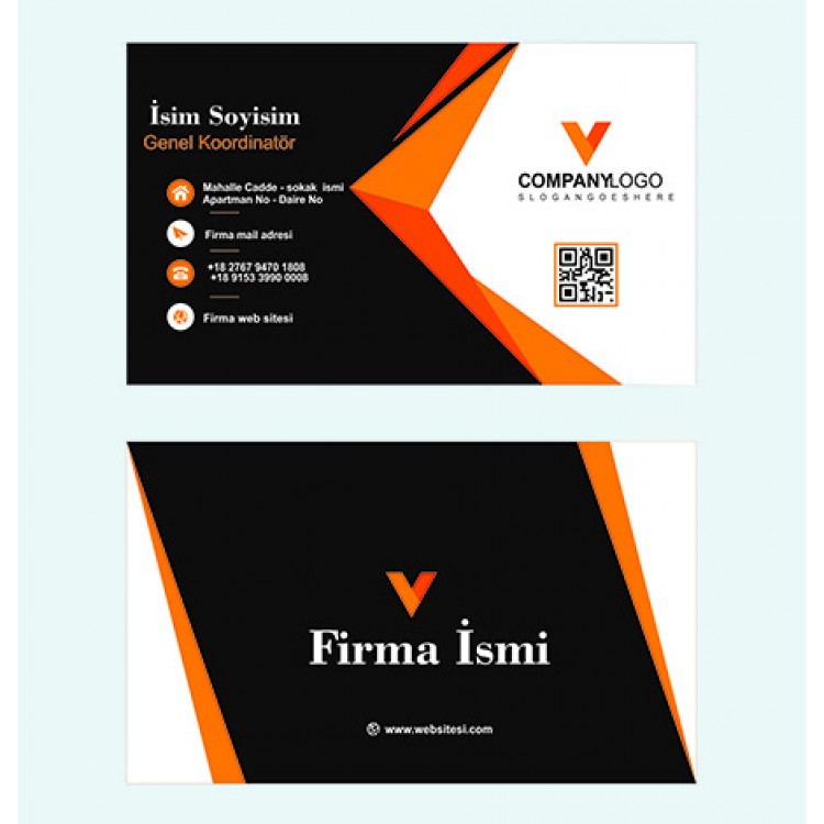 Mat Selefonlu Kartvizit