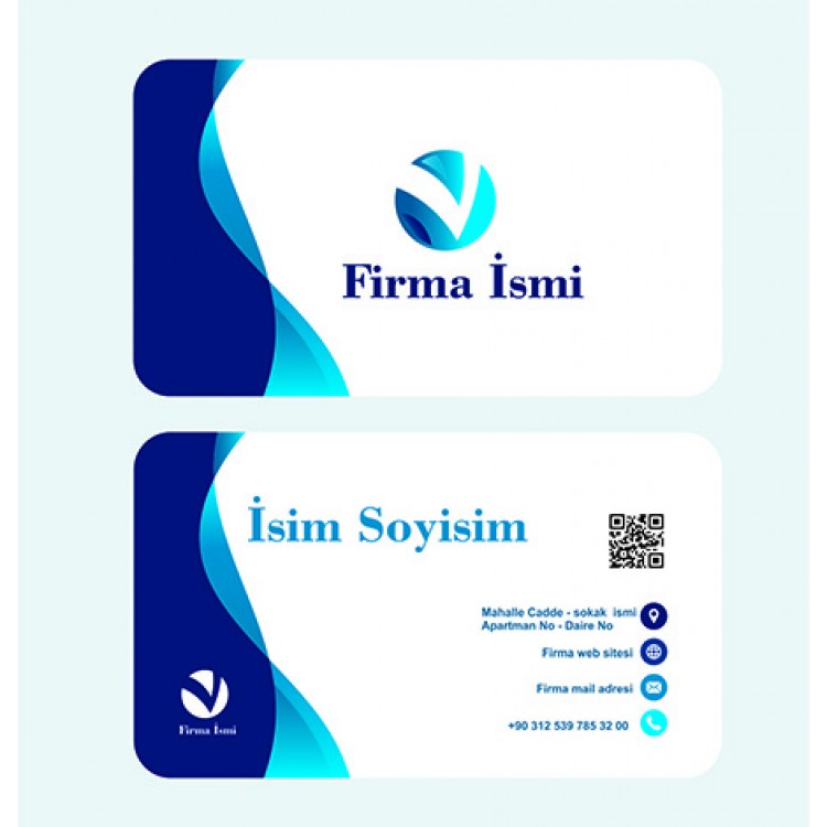 Özel Köşe Kesimli Kartvizit