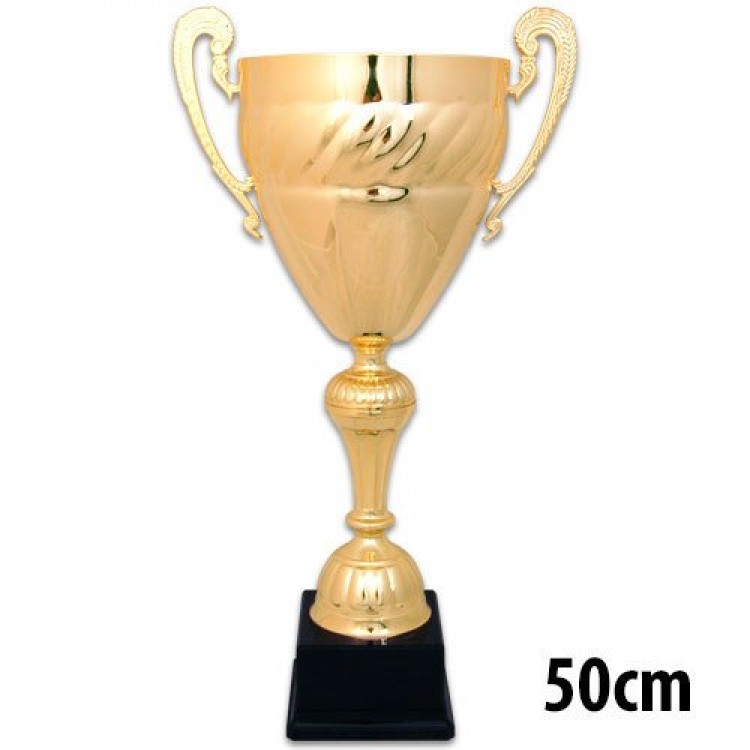 50 cm Altın Ödül Kupası kulplu 50 cm Altın Ödül Kupası kulplu