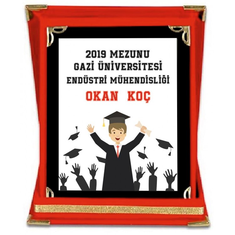 Kişiye Özel Mezuniyet plaketleri