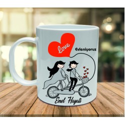 Sevgiliye Özel Kupa Bardak