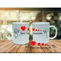 Çiftlere Özel Kupa Bardak