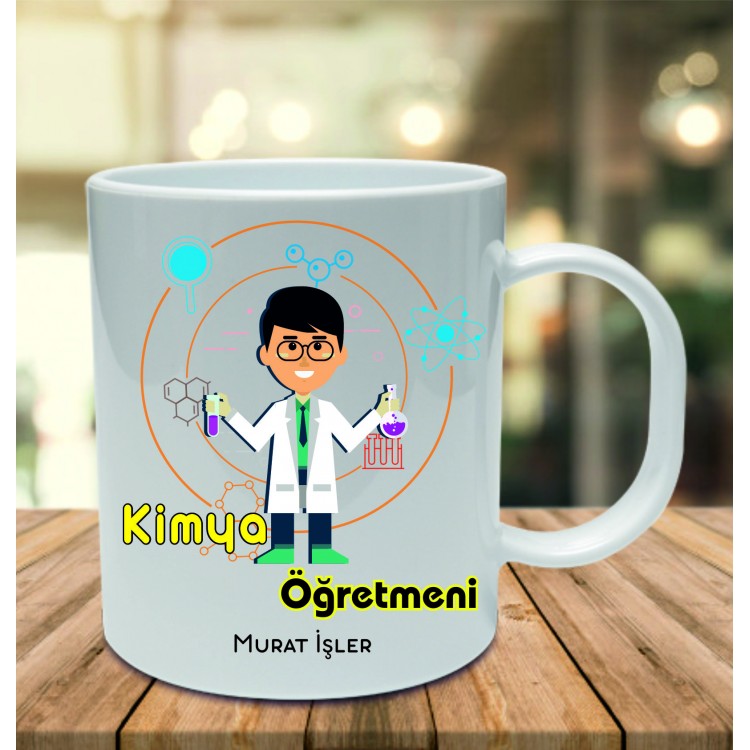 Kimya Öğretmenine Hediye Kupa Bardak