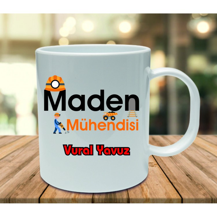 Mühendise Hediye Maden Mühendisine Kupa Bardak Hediye