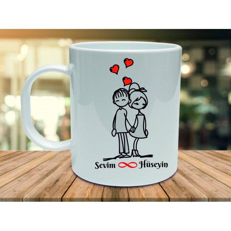 Sonsuz luk İşaretli 14 Şubat Sevgili Kupası