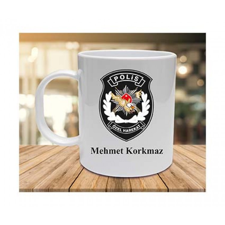 Mesleki Hediye Özel Harekatçılara Kupa Bardak