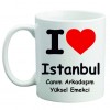 Kişiye Özel I Love Canım Arkadaşım Kupa bardak Hediyesi